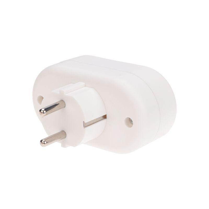  Разветвитель 2-м с заземл. 16А IP20 бел. (уп.2шт) Rexant 11-1075-2 фото в каталоге от BTSprom.by