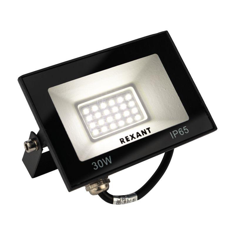  Прожектор светодиодный 30Вт 200–260В IP65 2400Лм 6500К холод. бел. + опора на грунте 605-100 Rexant 605-003promo фото в каталоге от BTSprom.by