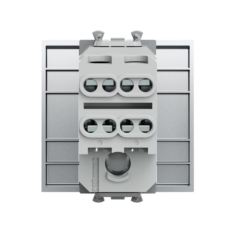  Инвертор модульный 1-кл. 1п 2мод. Avanti "Закаленная сталь" 16А сер. DKC 4404122 фото в каталоге от BTSprom.by