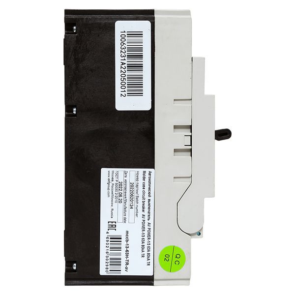  Выключатель автоматический 63А 80кА AV POWER-1/3 TR AVERES EKF mccb-13-63H-TR-av фото в каталоге от BTSprom.by