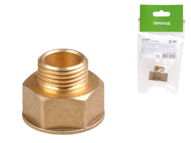 переход 1" вн. х 1/2" нар., av engineering (инд.упак.) ave304003l от BTSprom.by