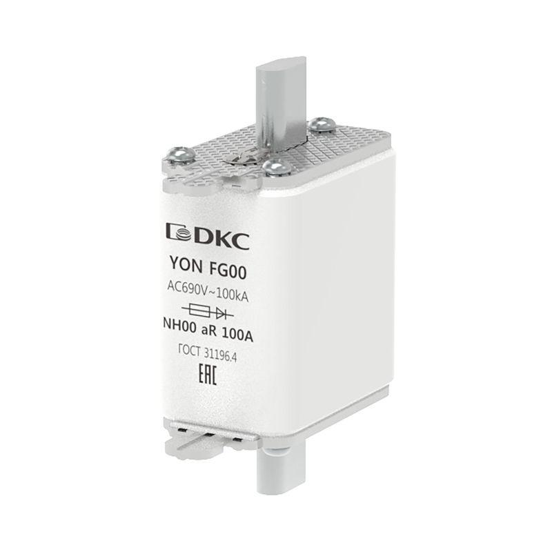 предохранитель yon ножевого типа fg00 100а 690в хар-ка ar dkc 1fg00-0100-690v-ar от BTSprom.by