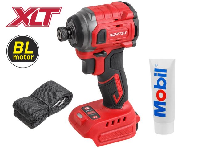аккум. ударный гайковерт/винтоверт wortex cwr 0218 в кор. xlt solo бесщет., 18 в, 220 н*м (внутр. шестигр. 1/4", вес 0,92 кг) 1329729 от BTSprom.by
