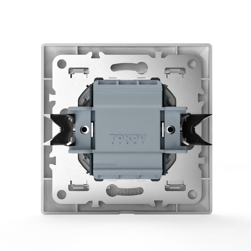  Выключатель 2-кл. СП AVA 10А IP20 в сборе бел. TOKOV LIGHT TKL-AV-V2F-C01 фото в каталоге от BTSprom.by