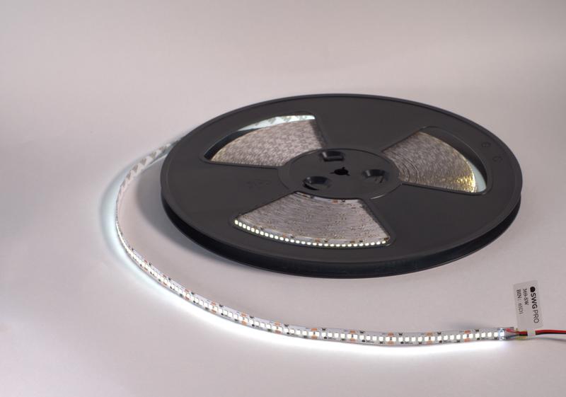 лента потолочная smd2835 204 led/м 22 вт/м 24в ip20 холод. бел. (уп.30м) swg pro 00-00007436 от BTSprom.by