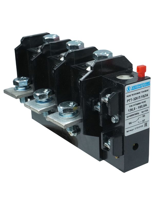 реле тепл. ртт-326 п ухл4 160а ip00 электротехник et512153 от BTSprom.by