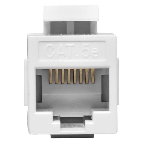 адаптер проходной keystone rj45-rj45 кат.5e неэкранир. teracom бел. ekf trc-inlc-kstn-5eutp-wh от BTSprom.by
