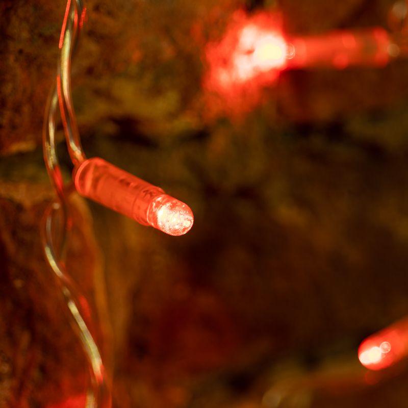  Гирлянда светодиодная "Светодиодный Дождь" 2х0.8м 160LED красн. 10Вт 230В IP65 провод прозр. Neon-Night 235-102 фото в каталоге от BTSprom.by