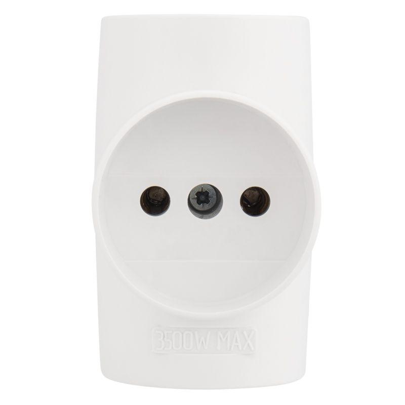  Разветвитель 3-м без заземл. 10А IP20 бел. Rexant 11-1077 фото в каталоге от BTSprom.by