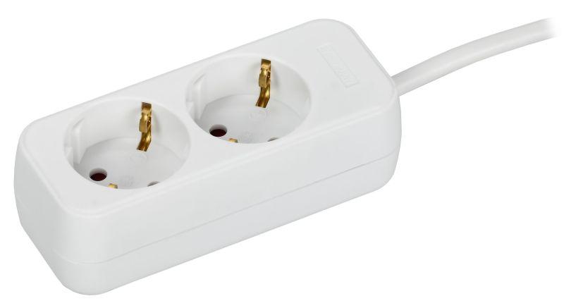 удлинитель 2х3м 10а у02 пвс 3х1 бел. uma iek um-yp10-10-02-03-z-k01 от BTSprom.by