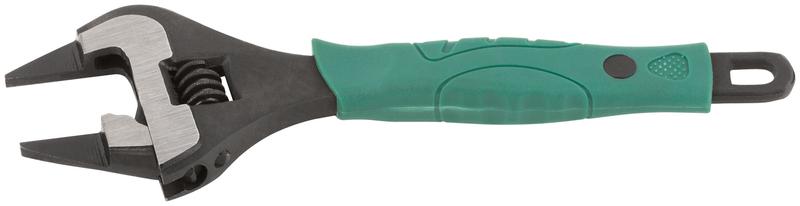  Ключ разводной "Карат" CrV обточенные узкие губки шкала увелич.захват прорезин.ручка 200мм (39мм) FIT 70202 фото в каталоге от BTSprom.by