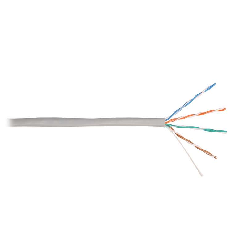 кабель u/utp кат.5e (класс d) 4 пары 24 awg (0.49мм) тест по iso/iec 100мгц ож bc чистая медь внутр. pvc нг(а) сер. (уп.305м) nikolan nkl 2100a-gy от BTSprom.by