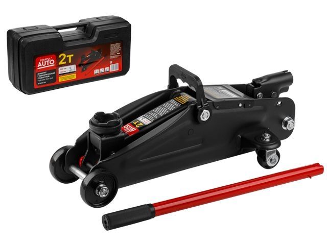 домкрат подкатной 2т h330 startul auto (st8014-04) (h min 130мм, h max 330мм) st8014-04 от BTSprom.by