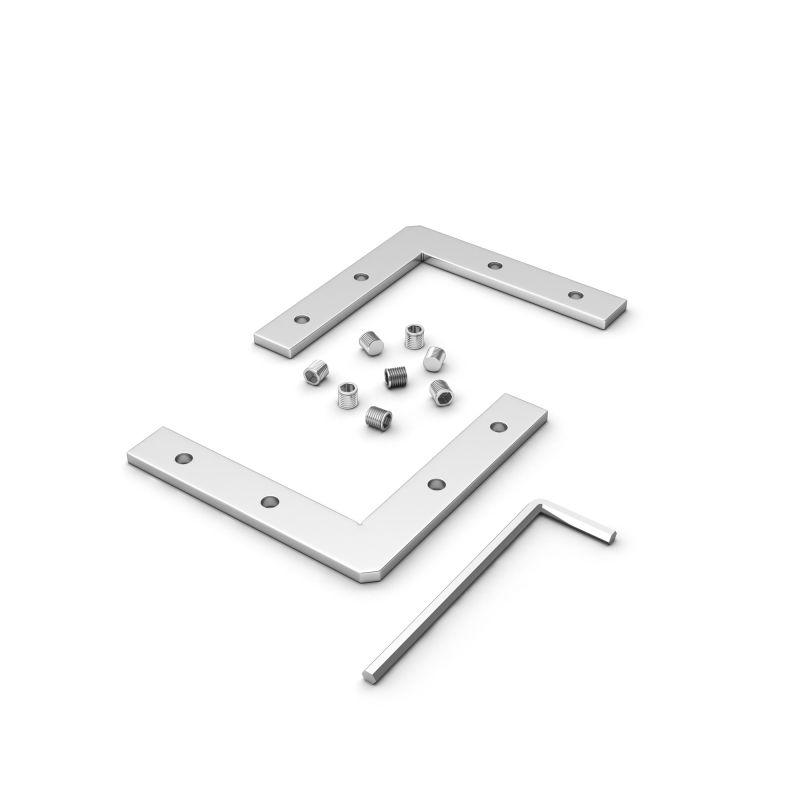 соединитель профиля sl-linia45-fantom-90 set металл arlight 030150 от BTSprom.by