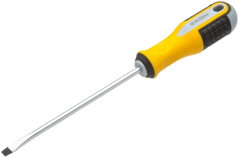  Отвертка "Старт" CrV сталь прорезиненная ручка 6х150мм SL FIT 55188 фото в каталоге от BTSprom.by