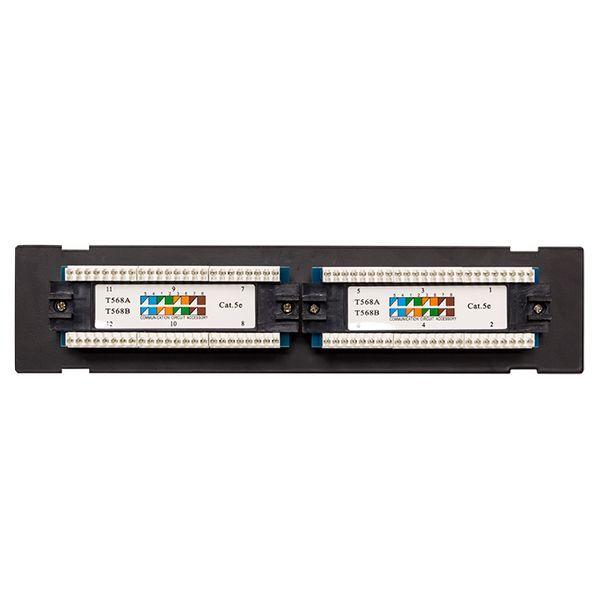  Патч-панель настенная кат.5E UTP неэкранир. 12 портов RJ45 Dual IDC TERACOM PRO EKF TRP-WPP-5EUTP-12 фото в каталоге от BTSprom.by