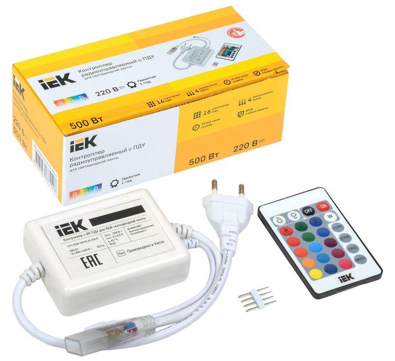 контроллер с пду ик rgb 3 канала 220в 3а 500вт iek lsc1-rgb-500-ir-20-220-b от BTSprom.by