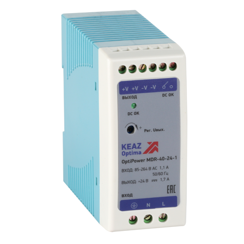 блок питания optipower mdr-40-24-1 кэаз 284540 от BTSprom.by