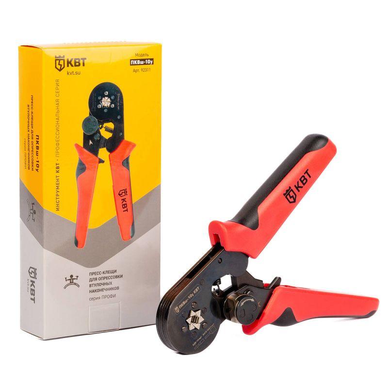  Пресс-клещи ПКВш-10у серия ПРОФИ КВТ 92311 фото в каталоге от BTSprom.by