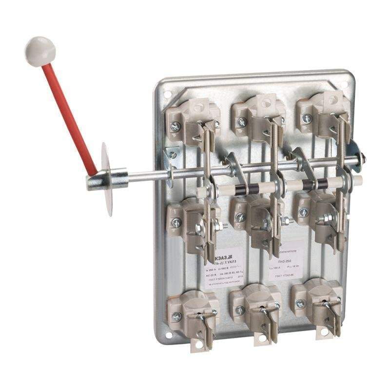 рубильник рпб 1/2л 100а без пв ухл3 кэаз 120034 от BTSprom.by