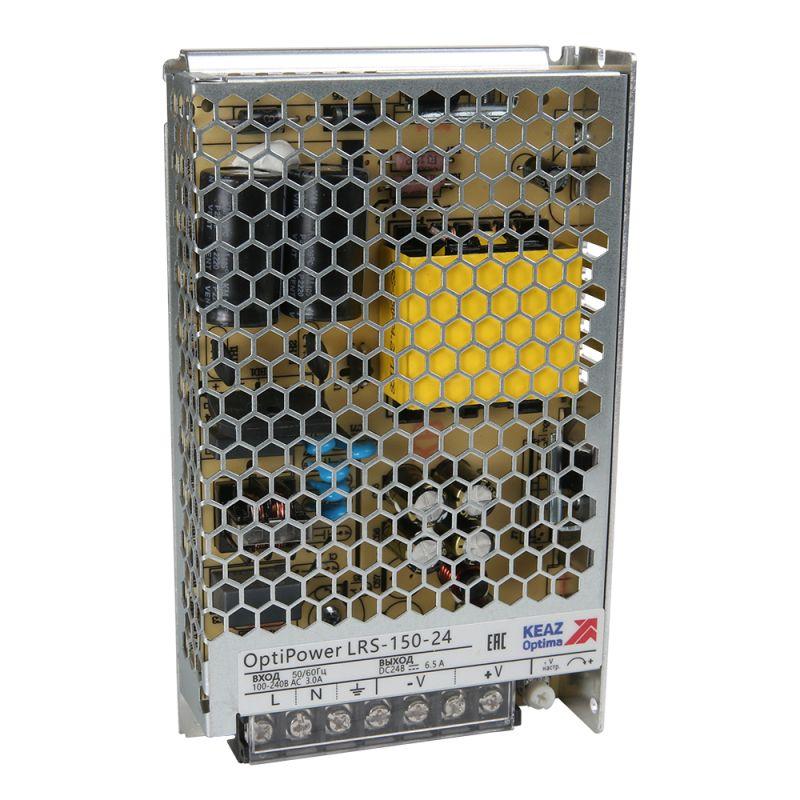 блок питания панельный optipower lrs 150-24 6.5a кэаз 328883 от BTSprom.by