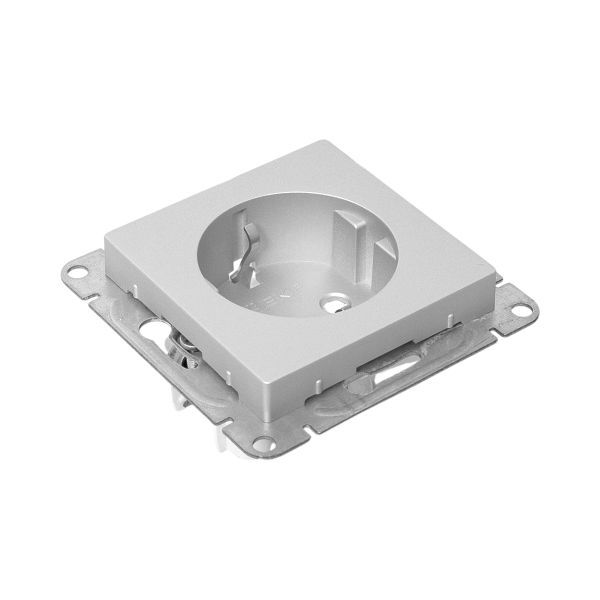  Розетка СП Эпика 16А с заземл. защ. шторки механизм алюм. EKF UP1-SOA-111 фото в каталоге от BTSprom.by