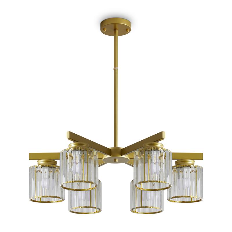  Люстра Ferrera 40Вт E27х6 2IP20 Freya FR5474PL-06G фото в каталоге от BTSprom.by