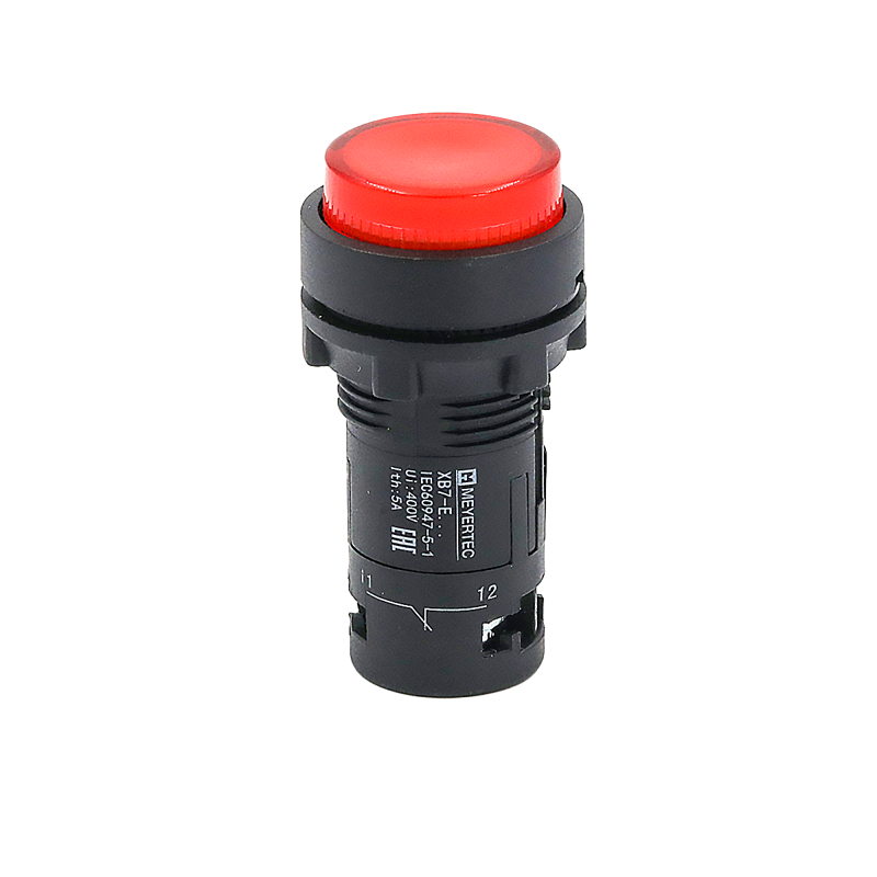 кнопка выступающая с подсветкой 1nс 24в ac/dc ip54 пластик mtb7-ew34621 красн. овен 132723 от BTSprom.by