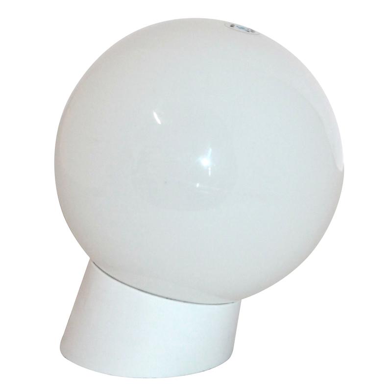 светильник "шар" 160 нбб 64-40-211 опал пмма ip44/корпус наклонный бел. (груп. уп.) элетех 1030480470 от BTSprom.by