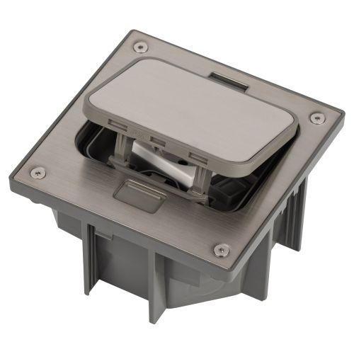  Люк 18-6001-03 IP66 в бетон с розеткой защелка сер. Эра Б0063266 фото в каталоге от BTSprom.by