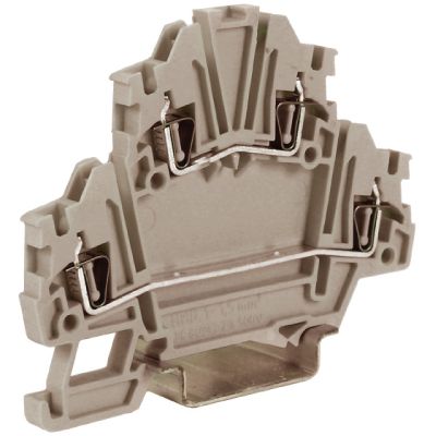 зажим проходной hmd.1gr 1.5кв.мм сер. (уп.50шт) dkc zhd200gr от BTSprom.by