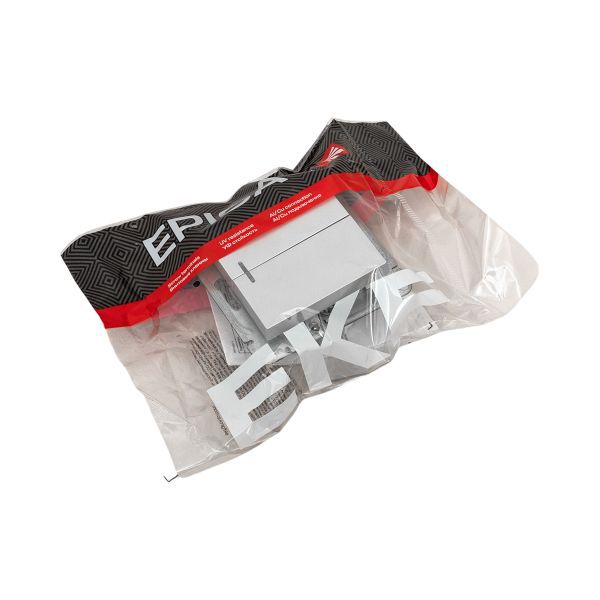  Выключатель 2-кл. СП Эпика с подсветкой механизм алюм. EKF UP1-SWA-24 фото в каталоге от BTSprom.by