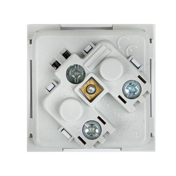  Розетка 45х45 PRO 45град. с заземл. белая EKF E6MR16-028-10-45 фото в каталоге от BTSprom.by