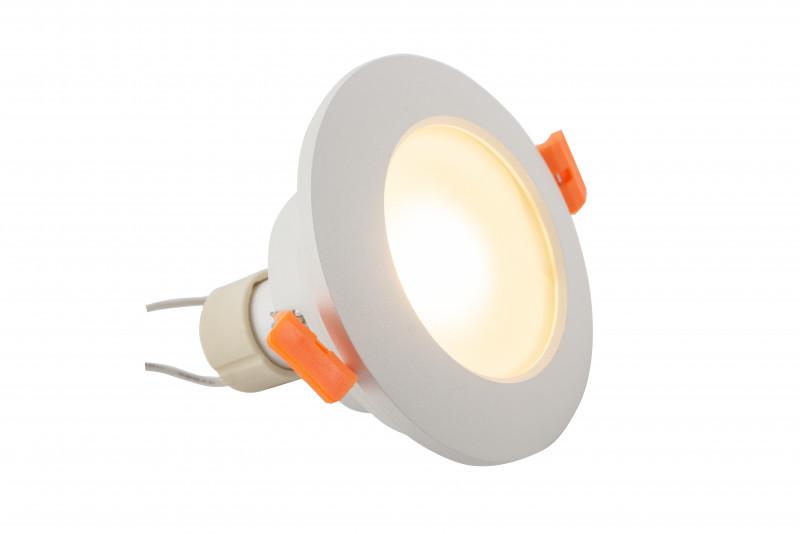  Светильник 50Вт GU10 IP65 встраив. влагозащ. алюм. бел. DENKIRS 633476 фото в каталоге от BTSprom.by