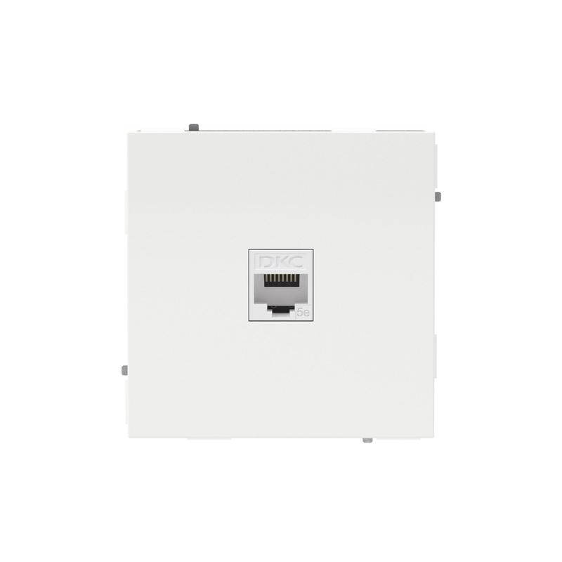 розетка компьютерная 1-м kant rj45 кат.5e без шторки бел. магнолия dkc 7000663 от BTSprom.by