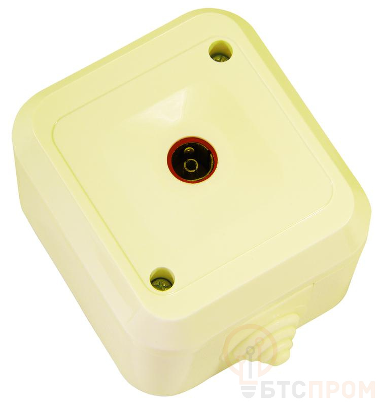 Розетка телевизионная проходная IP44 крем. Makel 18207 фото в каталоге от BTSprom.by  Розетка телевизионная проходная IP44 крем. Makel 18207 фото в каталоге от BTSprom.by