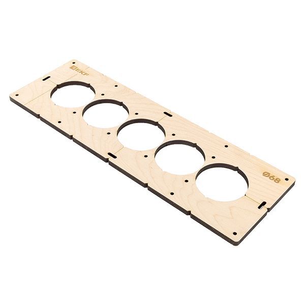 шаблон для подрозетников c 5 отв. d68мм expert ekf sh-d68-5 от BTSprom.by