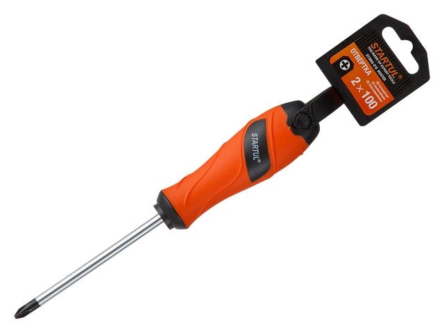отвертка "+" №2 100мм ph startul master (st3055-210) (крестовая phillips) st3055-210 от BTSprom.by