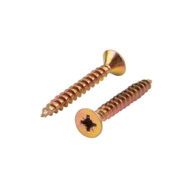  Саморез универсальный 5х40 желт. цинк упаковка поставщика (уп.6000шт ) Kranz 1111-0540-1 фото в каталоге от BTSprom.by