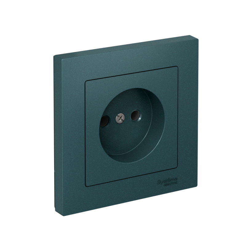 розетка atlasdesign 16а без заземл. быстрозажим. клем. в сборе изумруд se atn000840s от BTSprom.by