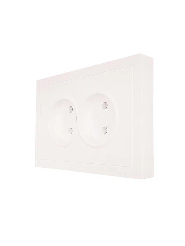  Розетка 2-мест. б/з СП ZIMA IP20 16А ПБТ безвинт. зажим слон. кость LEZARD 704-9000-128BQC фото в каталоге от BTSprom.by