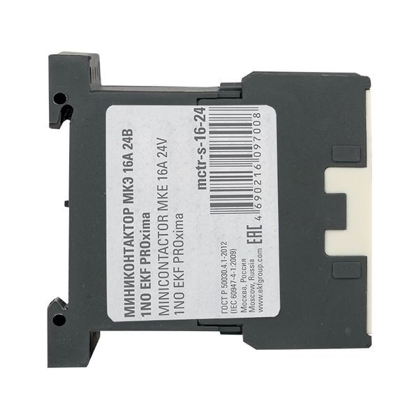  Мини-контактор МКЭ 16А кат. 24В AC 1НО PROxima EKF Mctr-s-16-24 фото в каталоге от BTSprom.by