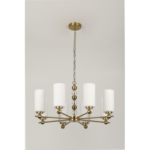  Люстра Antonella 3181-310 40Вт 8хE27 модерн Rivoli Б0068071 фото в каталоге от BTSprom.by