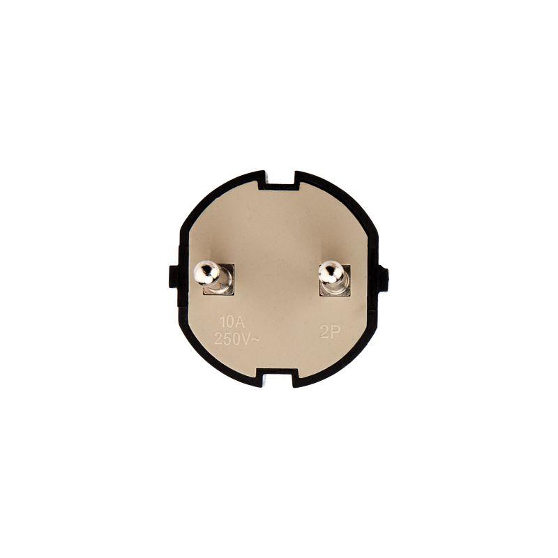  Вилка прямая 6А без заземл. черн. Rexant 11-8934 фото в каталоге от BTSprom.by