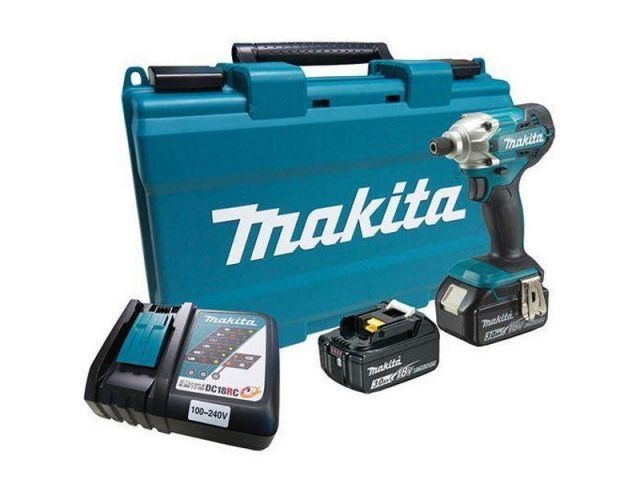 аккум. шуруповерт makita lxt dtd 172 rtj makpac (18.0 в, 2 акк 5,0  а/ч., li-ion, 4 скор., 180 нм,) dtd172rtj от BTSprom.by