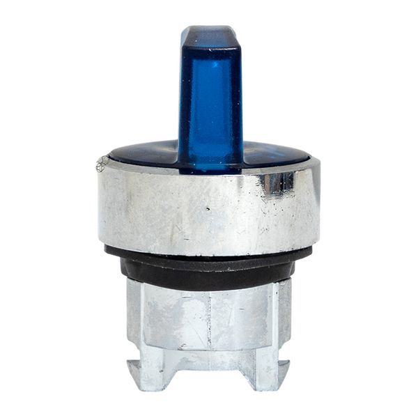  Механизм переключателя исполнительный XB4 IP65 на 3 положения с фиксацией с подсветкой с короткой ручкой син. EKF XB4BD3FL-B-65 фото в каталоге от BTSprom.by