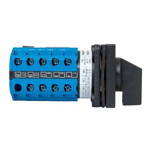  Переключатель кулачковый ПК-1-103 3п 10А "0-1-2-3" IP65 EKF pk-1-103-10-65 фото в каталоге от BTSprom.by