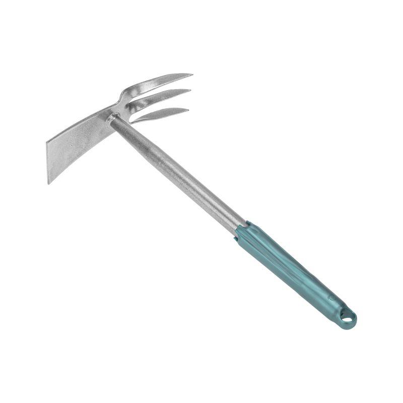  Мотыжка комбинированная 3 витых зубца с метал. ручкой ЧЕТЫРЕ СЕЗОНА 64-0016 фото в каталоге от BTSprom.by