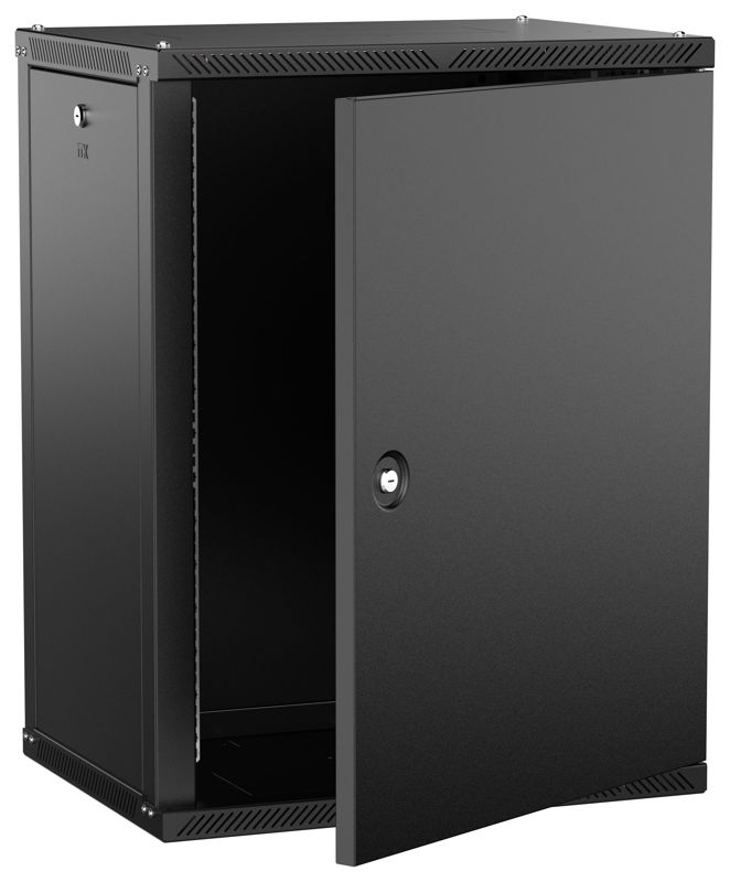 шкаф linea w 2.0 15u 600х450мм дверь метал. черн. itk lwr5-15u64-mf-2 от BTSprom.by