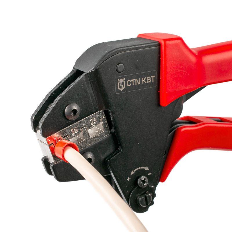  Пресс-клещи с набором матриц CTN КВТ 80102 фото в каталоге от BTSprom.by